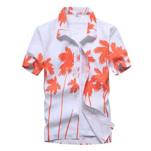 Load image into Gallery viewer, 2020 Fashion Mens Short Sleeve Hawaiian Shirt Fast drying Plus Size Asian Size M-5XL Summer Casual Floral Beach Shirts For Men