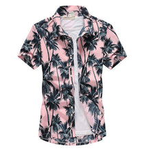 Load image into Gallery viewer, 2020 Fashion Mens Short Sleeve Hawaiian Shirt Fast drying Plus Size Asian Size M-5XL Summer Casual Floral Beach Shirts For Men